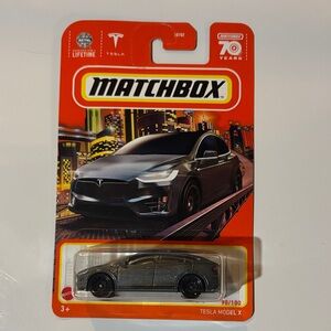 Match Tesla Model X Toy Car - Black